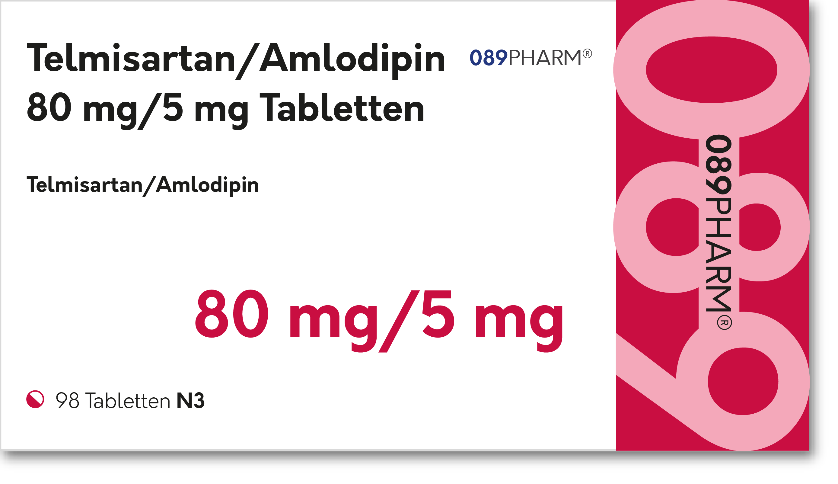 telmisartan/amlodipin 80mg/5 mg